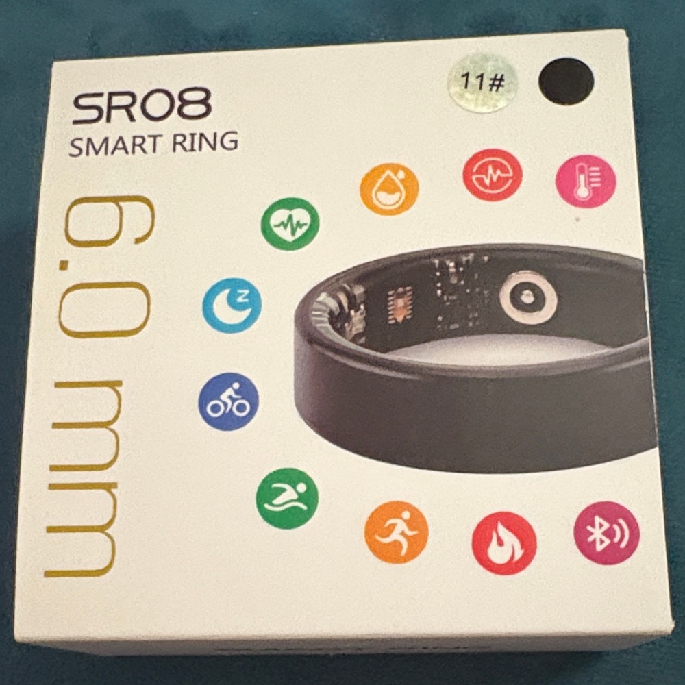 Smart Ring - Black size 11